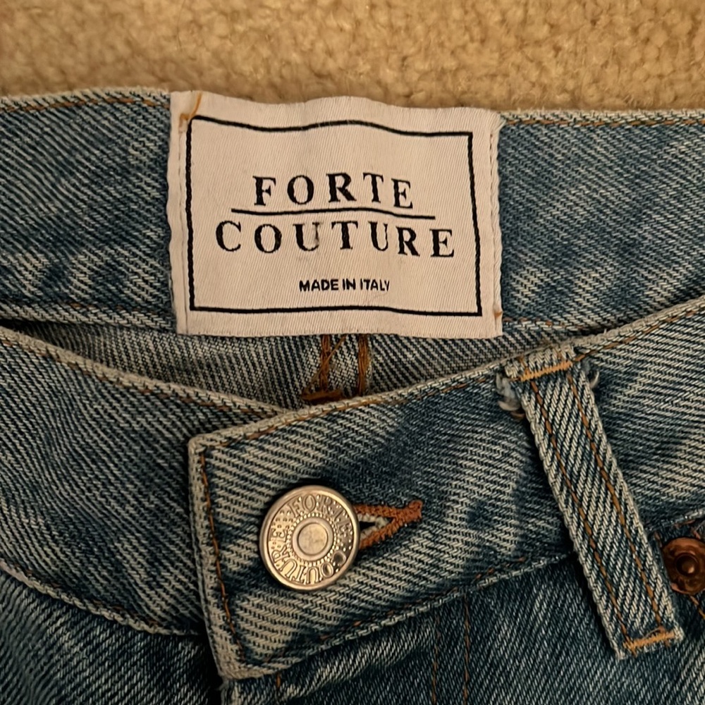 Forte Couture Jeans with Mink detail! - Picture 3 of 8